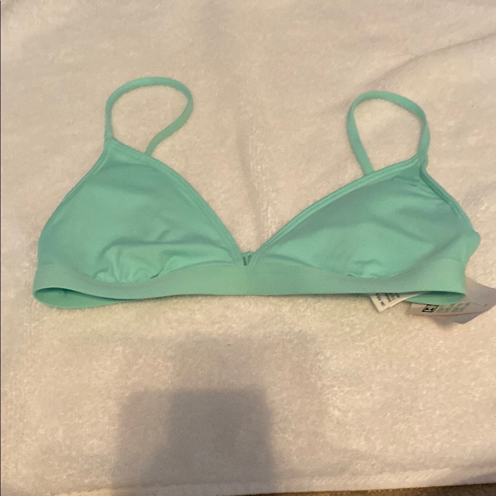 Roxy Light Green Bikini Top